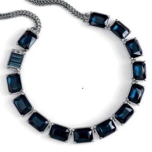 Lia Sophia "VERSAILLES" Chambord Blue Necklace